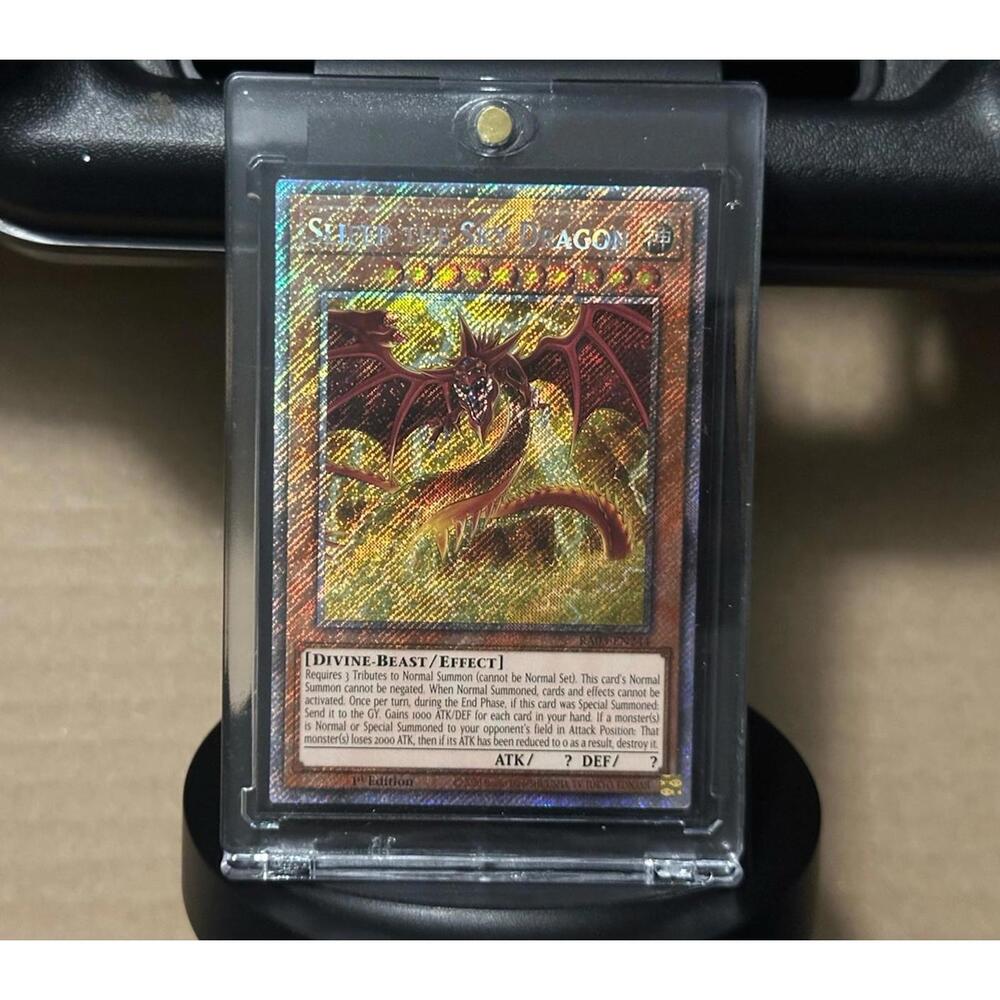 Yu-Gi-Oh! Slifer the Sky Dragon RA03-EN244 Platinum Secret Rare NM